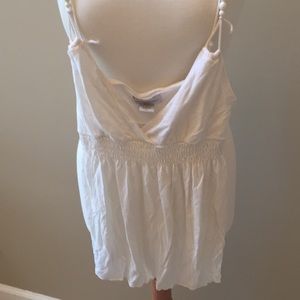White cotton tank